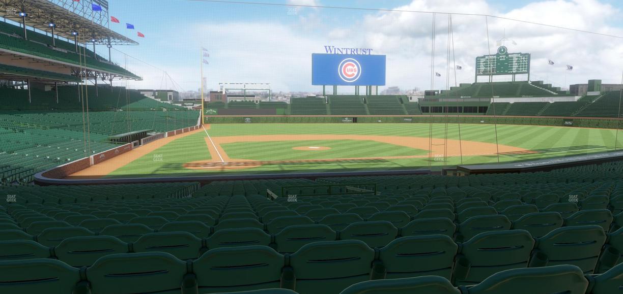 Wrigley Field - Section 121 Seat View