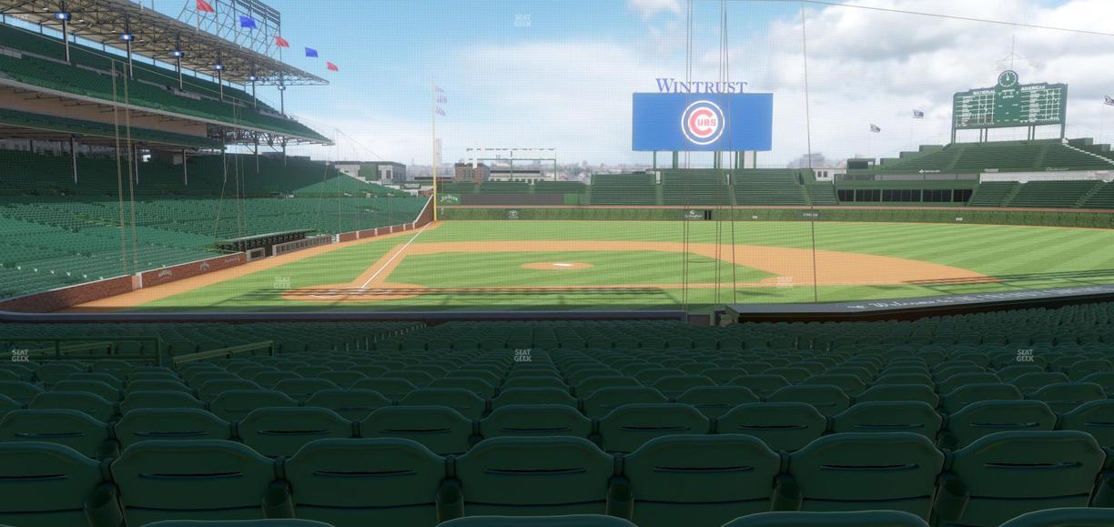 Wrigley Field - Section 122 Seat View