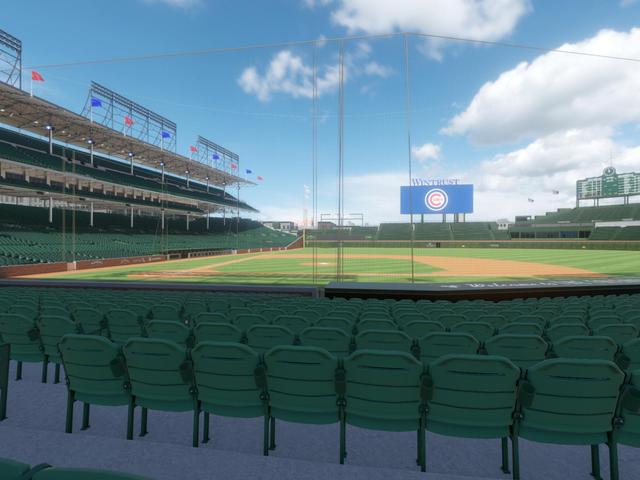 Official view from Section 123 at Wrigley Field