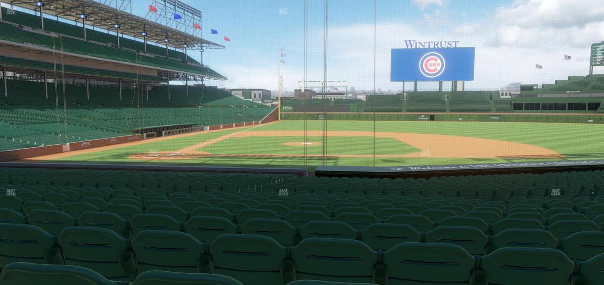 Wrigley Field - Section 123 Seat View
