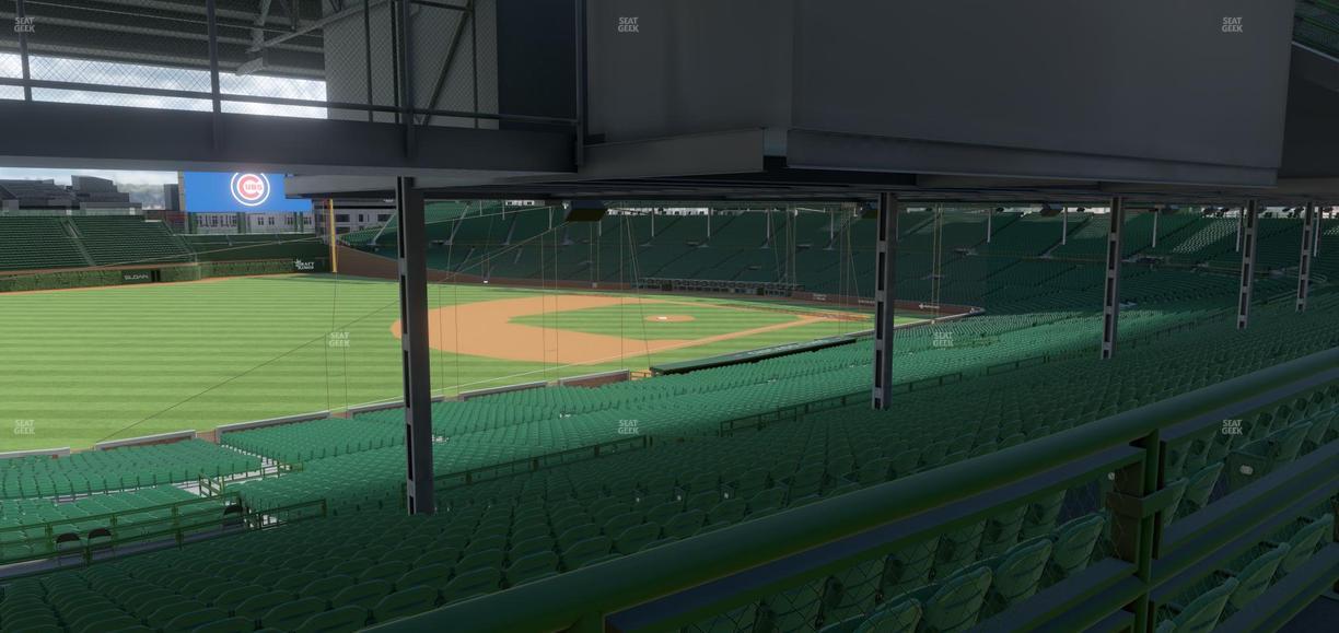 Wrigley Field - Section 206 Seat View