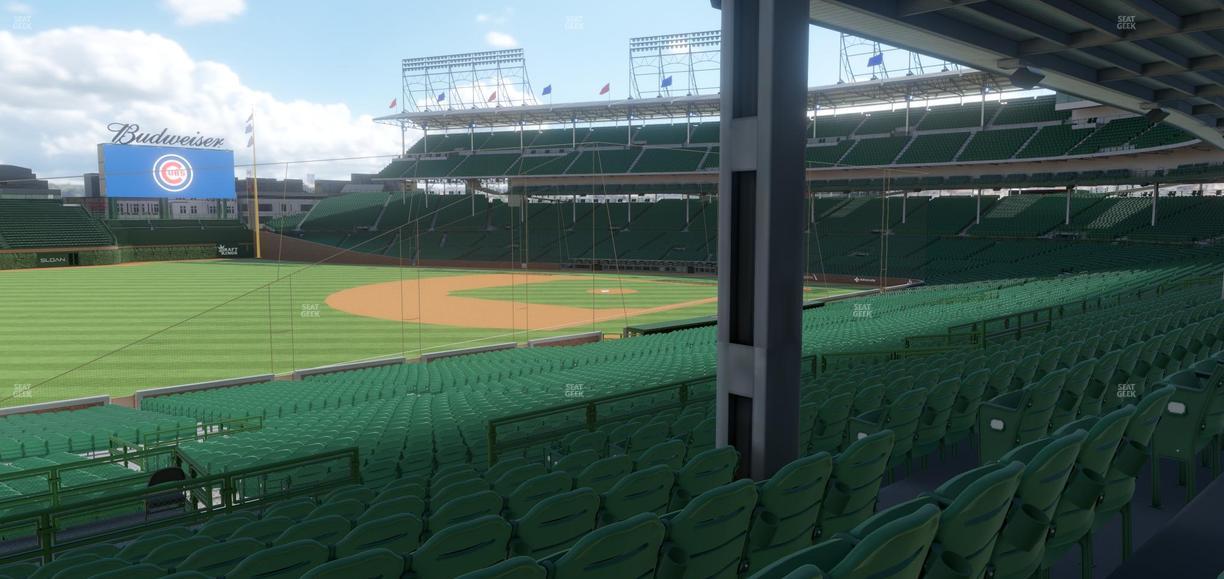 Wrigley Field - Section 206 Seat View
