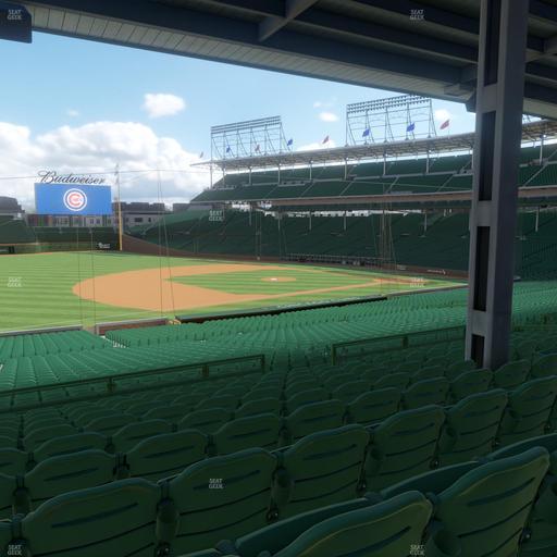 Wrigley Field - Section 208 Seat View