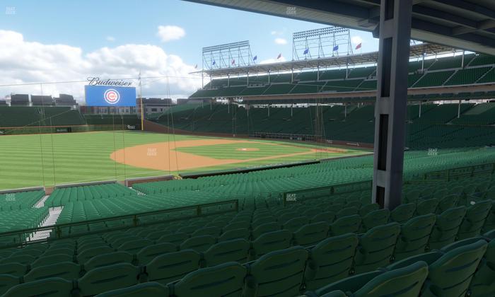 Wrigley Field - Section 208 Seat View