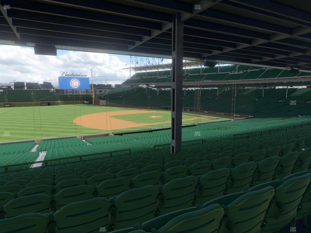 Wrigley Field - Section 208 Seat View