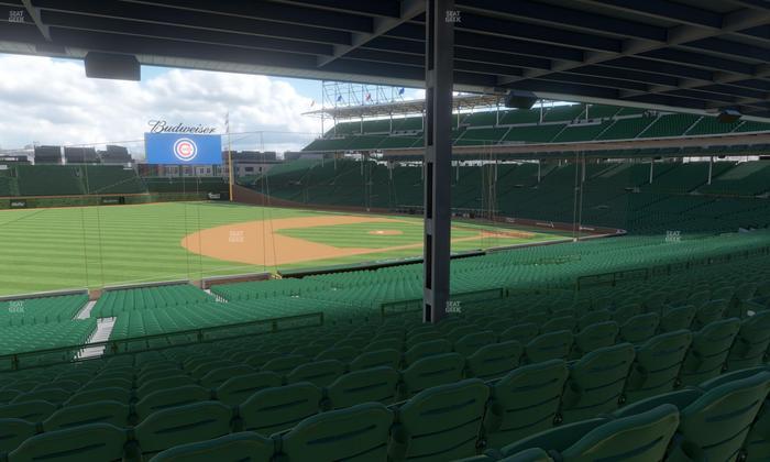 Wrigley Field - Section 208 Seat View