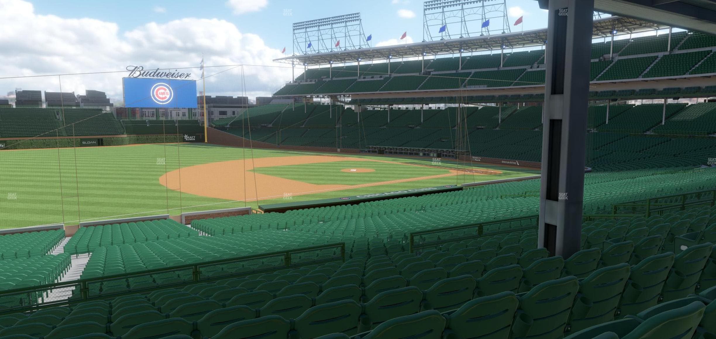 Wrigley Field - Section 208 Seat View