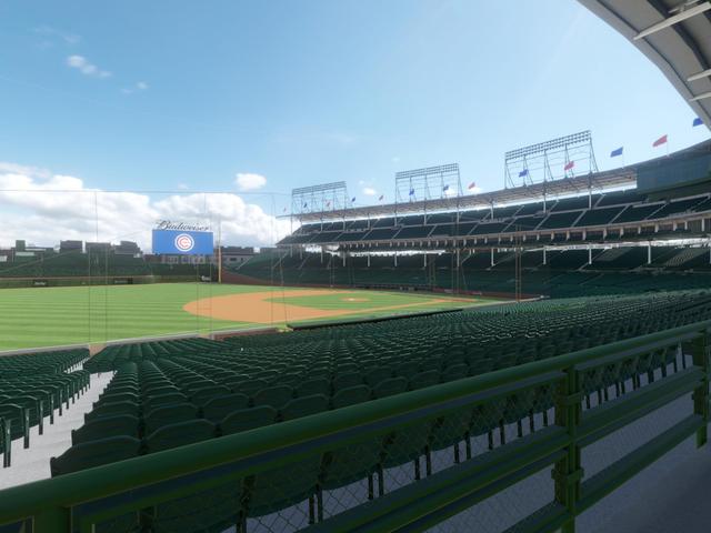Official view from Section 208 at Wrigley Field