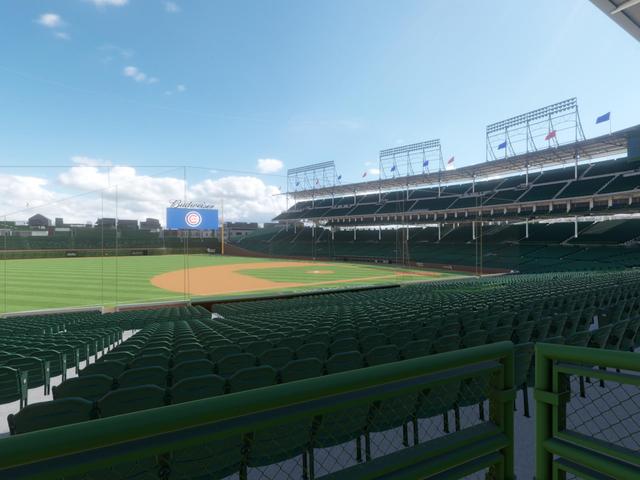 Official view from Section 209 at Wrigley Field