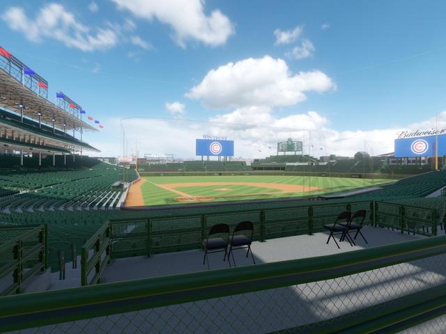 Official view from Section 220 at Wrigley Field