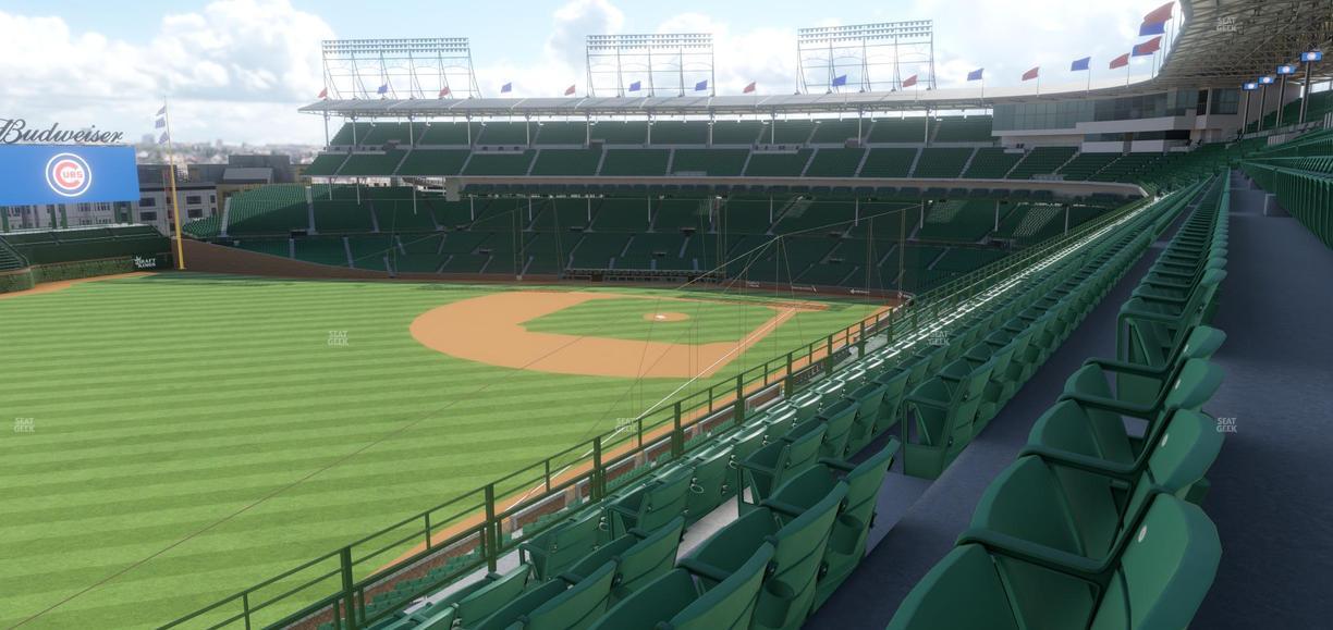 Wrigley Field - Section 303 Left Seat View
