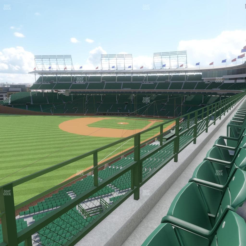 Wrigley Field - Section 303 Left Seat View