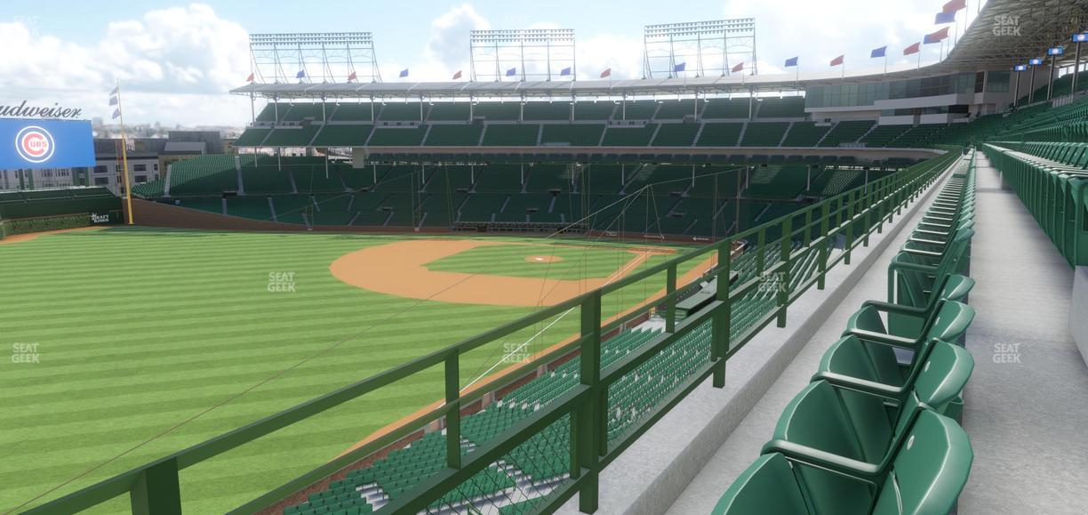 Wrigley Field - Section 303 Left Seat View