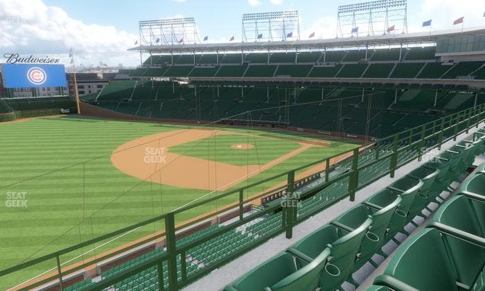 Wrigley Field - Section 306 Left Seat View