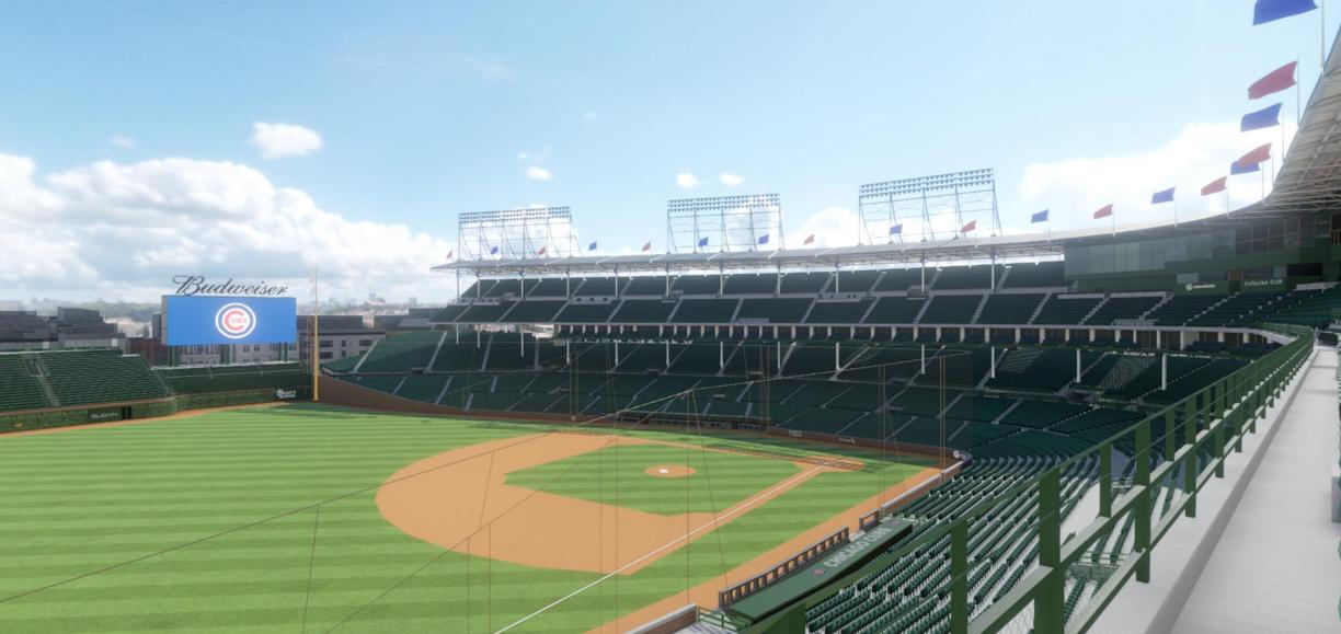 Wrigley Field - Section 306 Left Seat View