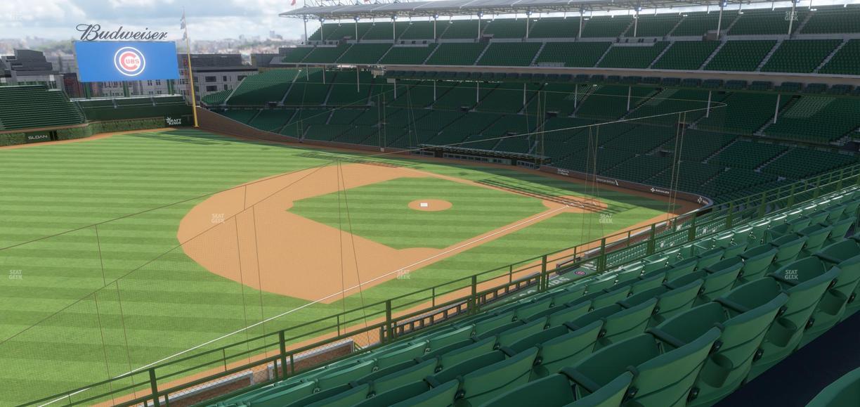 Wrigley Field - Section 307 Left Seat View