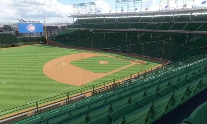 Wrigley Field - Section 307 Left Seat View