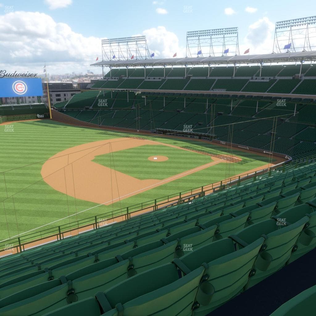 Wrigley Field - Section 307 Left Seat View