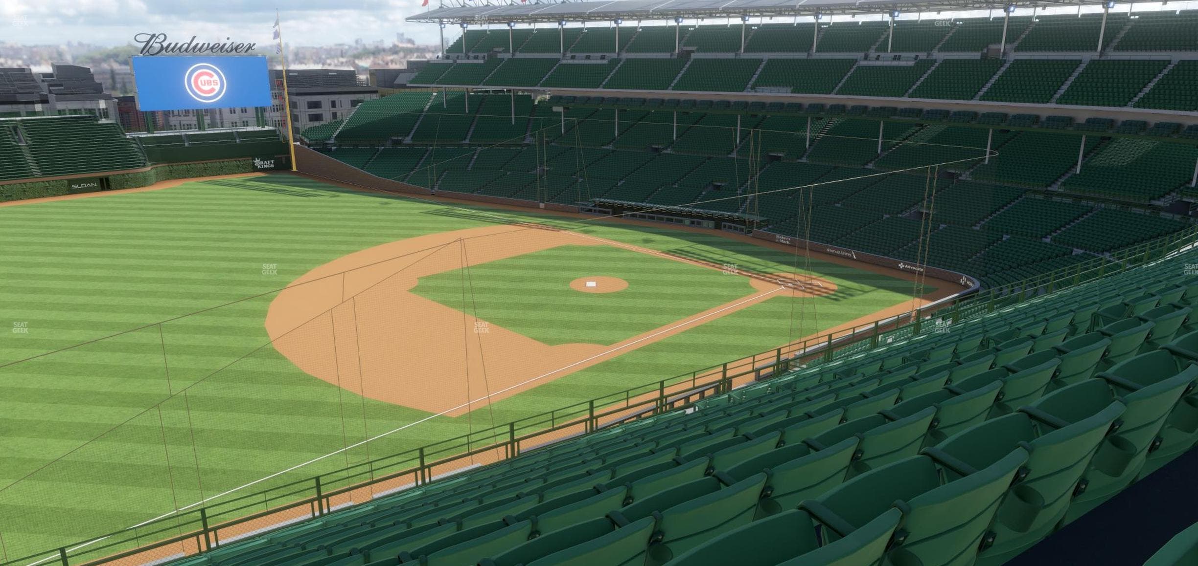Wrigley Field - Section 307 Left Seat View
