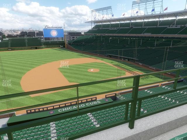 Wrigley Field - Section 309 Left Seat View