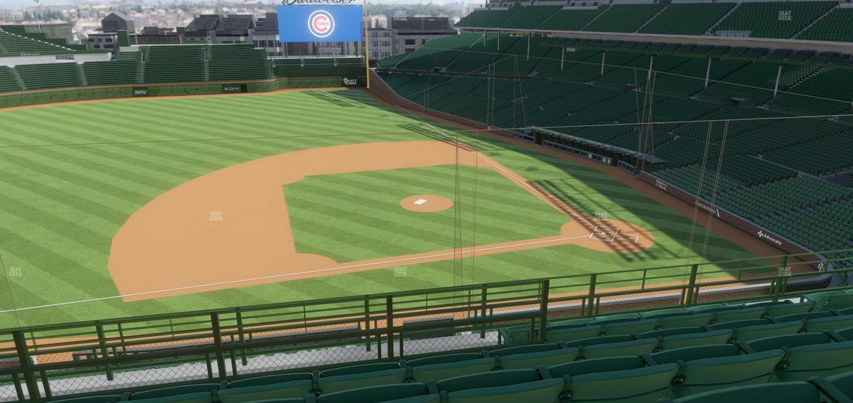 Wrigley Field - Section 310 Left Seat View