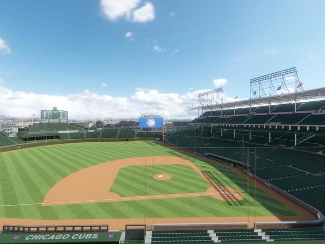 Official view from Section 311 Left at Wrigley Field