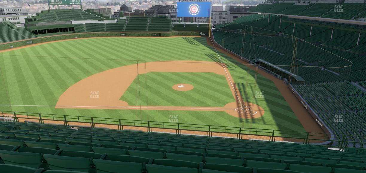 Wrigley Field - Section 312 Left Seat View