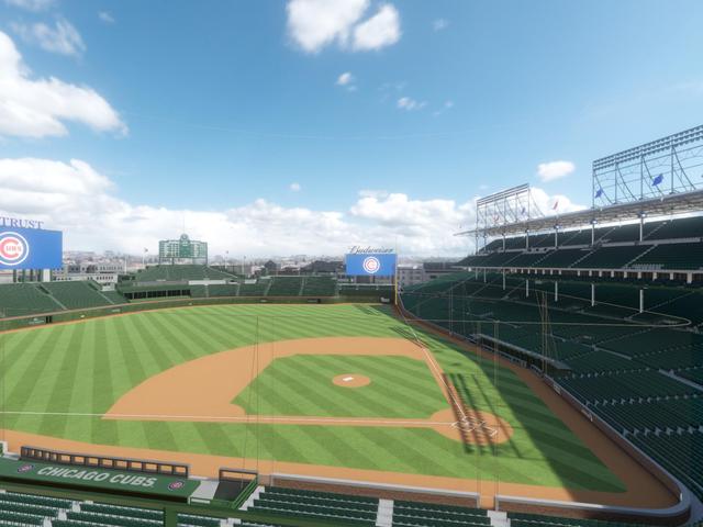 Official view from Section 312 Left at Wrigley Field