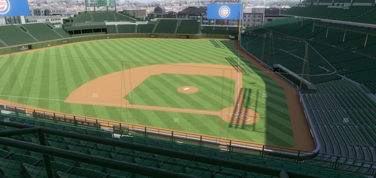 Wrigley Field - Section 313 Left Seat View