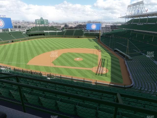 Wrigley Field - Section 313 Left Seat View