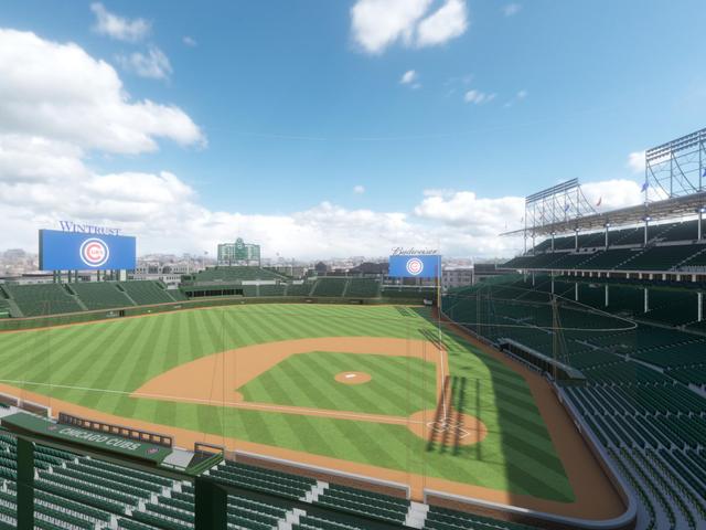 Official view from Section 313 Left at Wrigley Field