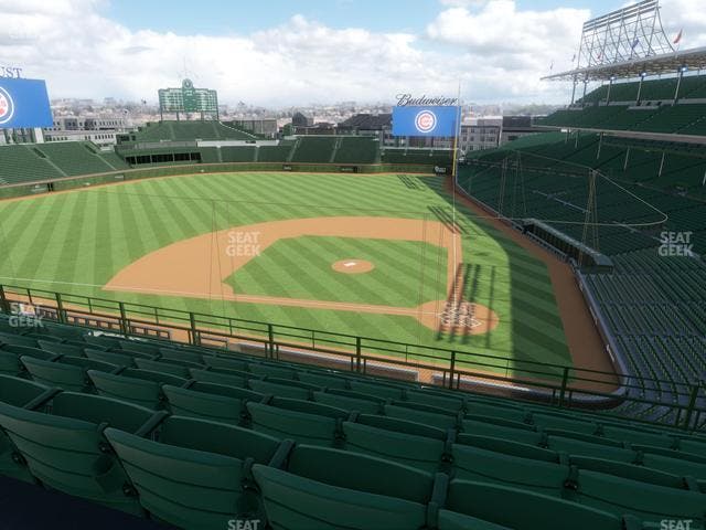 Wrigley Field - Section 313 Left Seat View