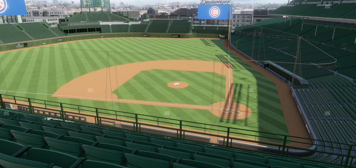 Wrigley Field - Section 313 Left Seat View