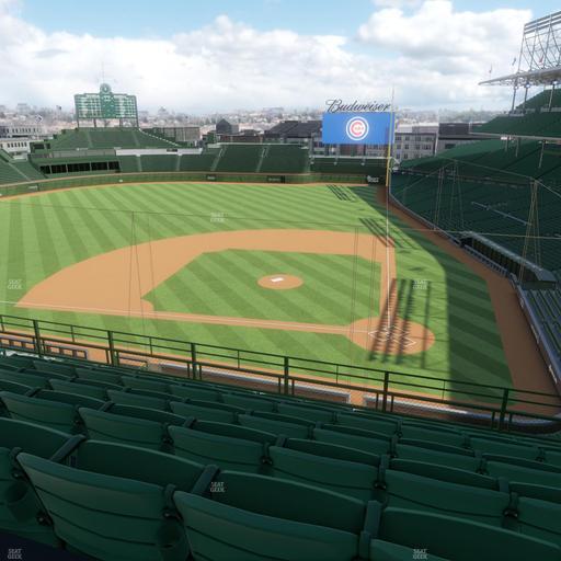 Wrigley Field - Section 313 Left Seat View