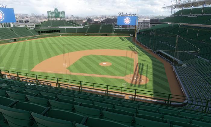 Wrigley Field - Section 313 Left Seat View