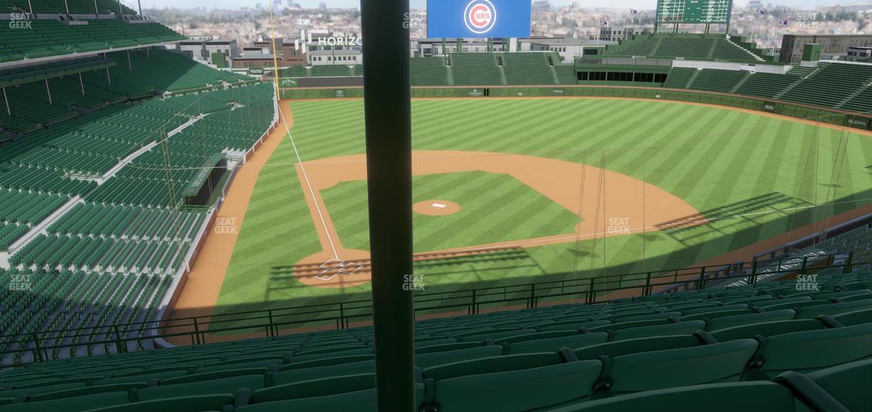 Wrigley Field - Section 321 Right Seat View
