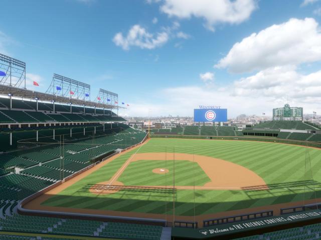 Official view from Section 323 Right at Wrigley Field