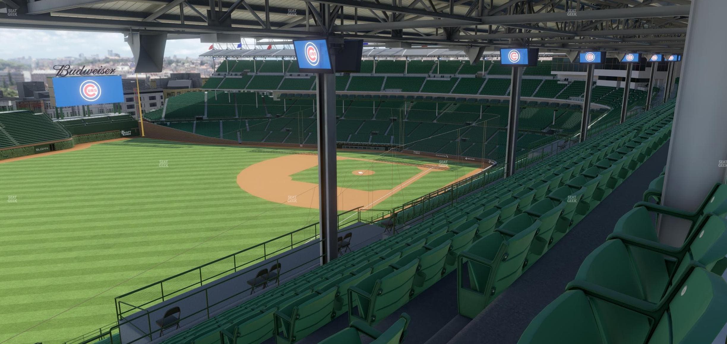 Wrigley Field - Section 403 Left Seat View