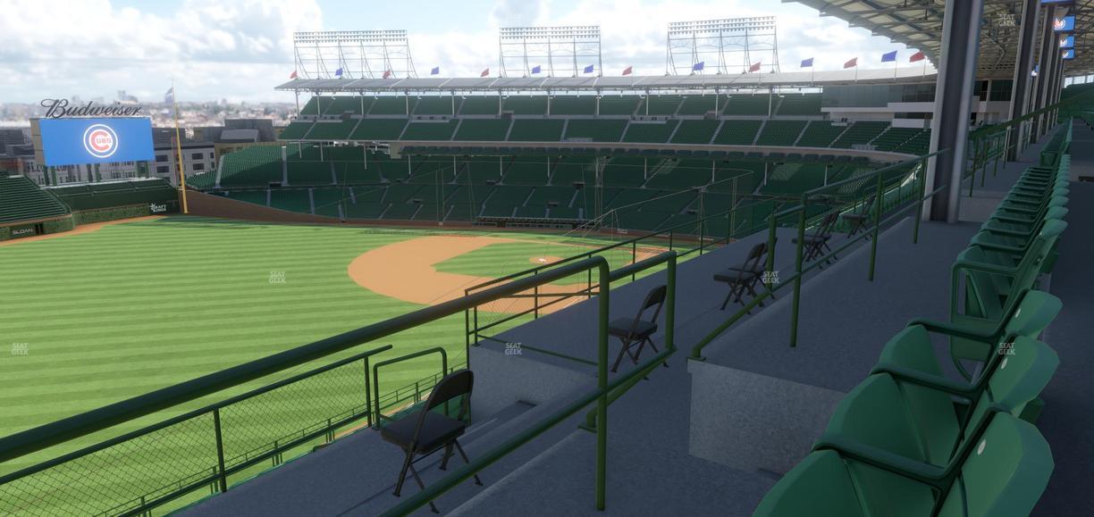 Wrigley Field - Section 403 Left Seat View