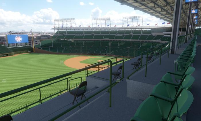 Wrigley Field - Section 403 Left Seat View