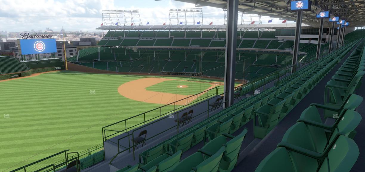 Wrigley Field - Section 403 Left Seat View