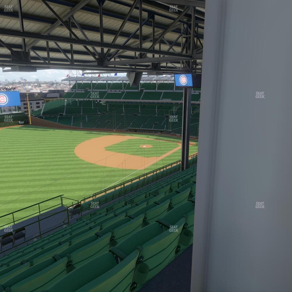 Wrigley Field - Section 404 Left Seat View