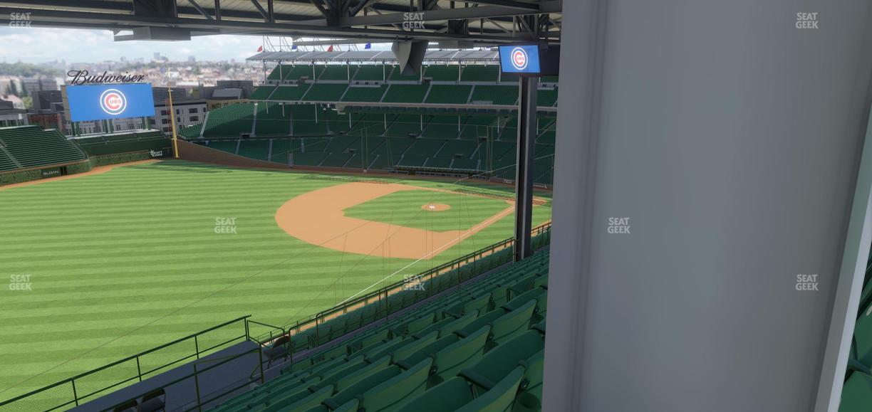 Wrigley Field - Section 404 Left Seat View