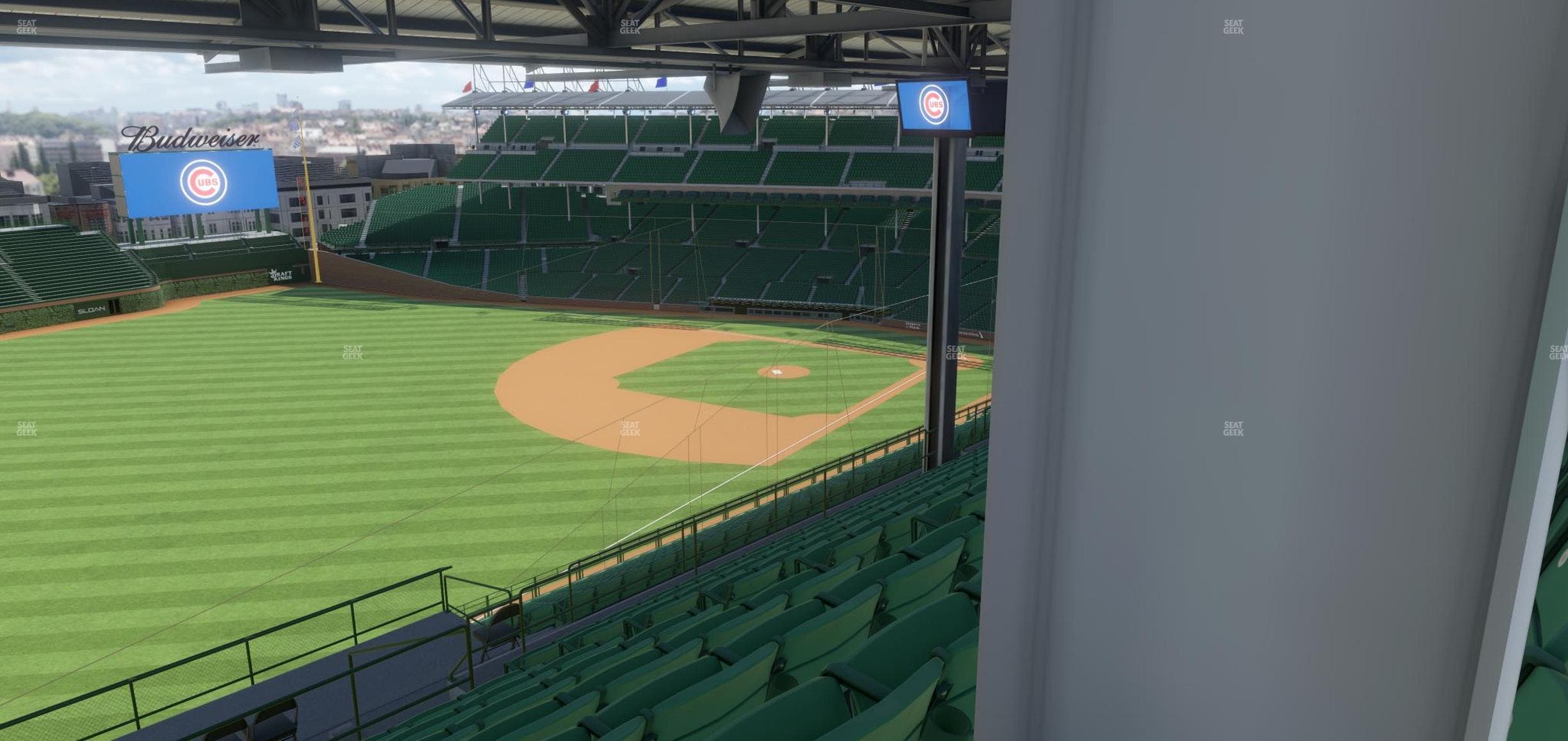 Wrigley Field - Section 404 Left Seat View