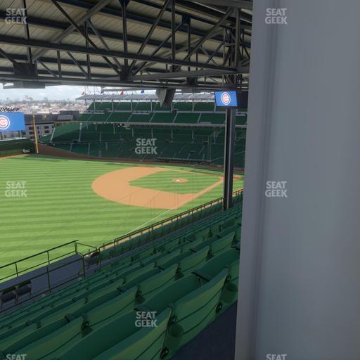 Wrigley Field - Section 404 Left Seat View