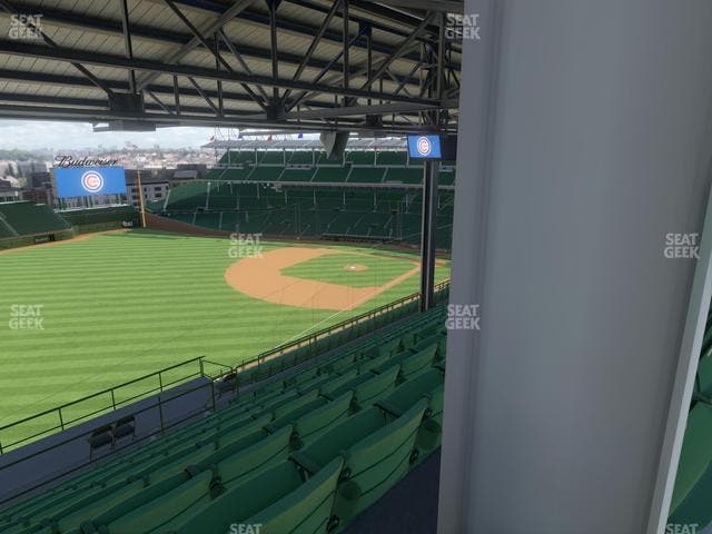 Wrigley Field - Section 404 Left Seat View