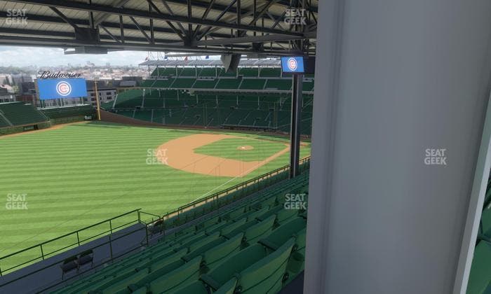 Wrigley Field - Section 404 Left Seat View