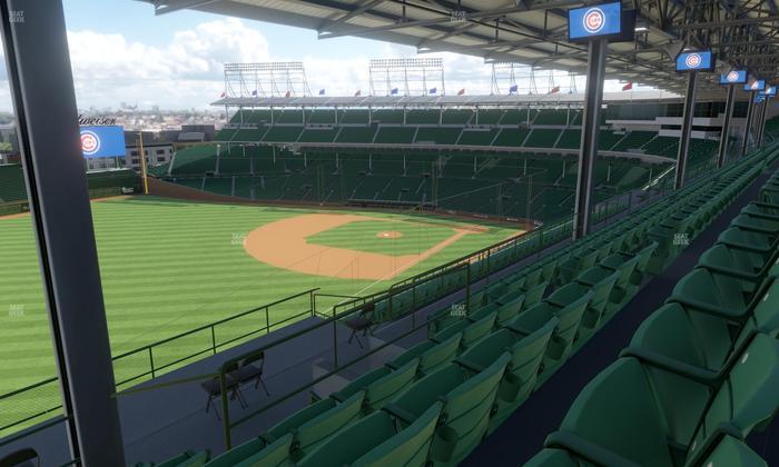 Wrigley Field - Section 404 Left Seat View