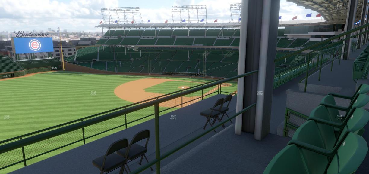 Wrigley Field - Section 404 Left Seat View