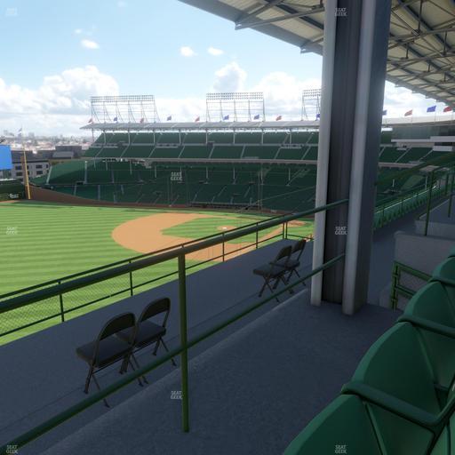Wrigley Field - Section 404 Left Seat View